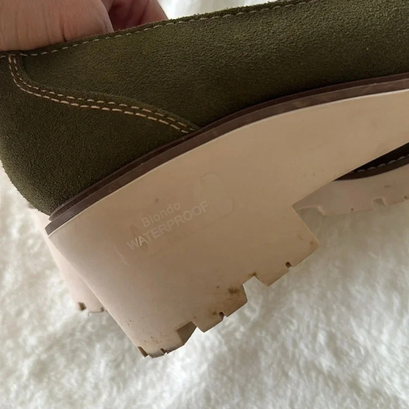 Women's Olive Loafer with Chunky Sole - Picture 9 of 10